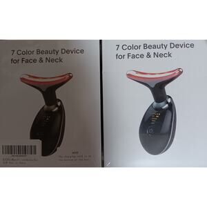 7 Color Beauty Device for Face & Neck NEW (Set of 2) Anti Aging Massager